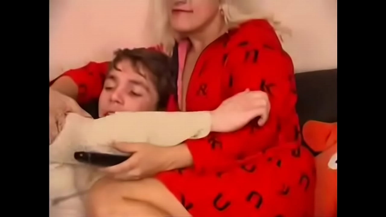 HOT Russian mature mom boy