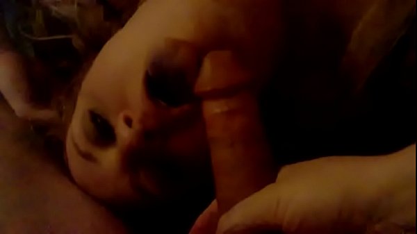 Chubby wife homemade blowjob