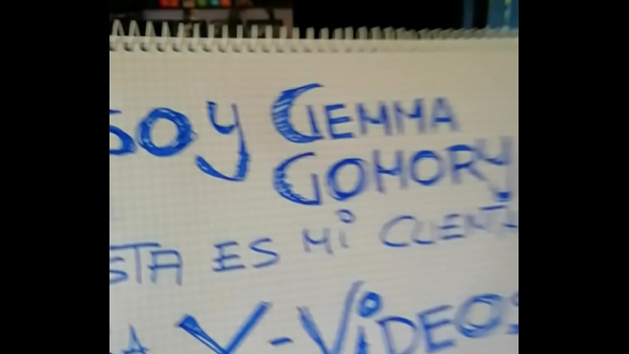 Hola soy actriz gemmagomory este es mi v&iacute;deo de verificaci&oacute;n