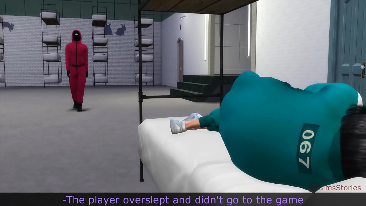 Hentai squid game parody Asian girl Sae-byeok gets banged by dominant stranger rough