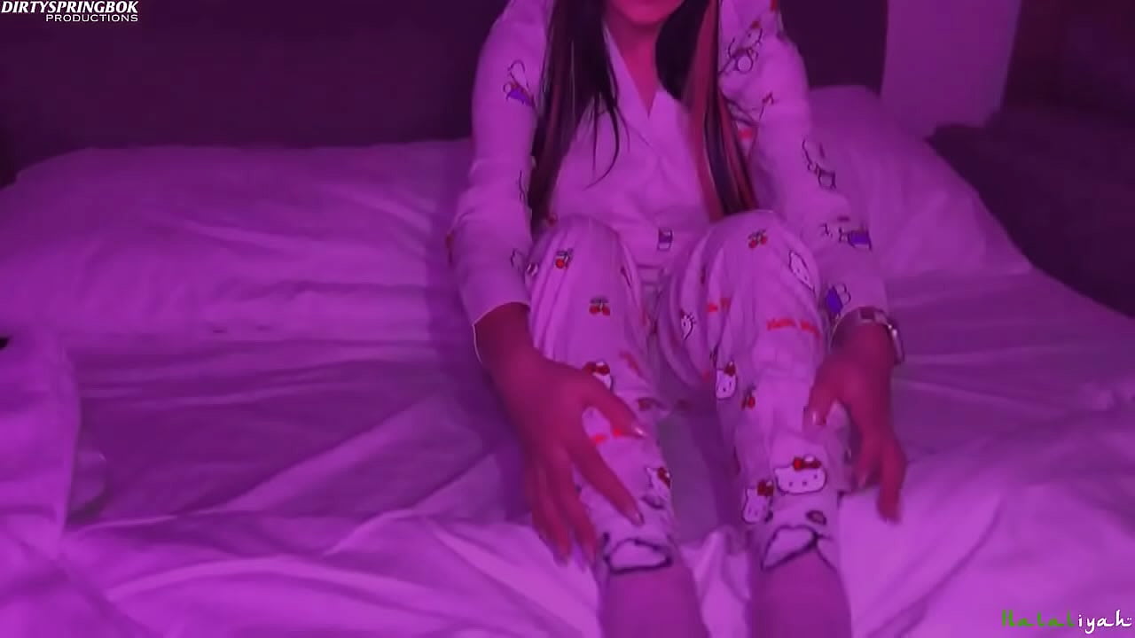 My silky Hello Kitty pyjamas that my parents bought me for Christmas have been making me feel so horny that I can't fall a...
