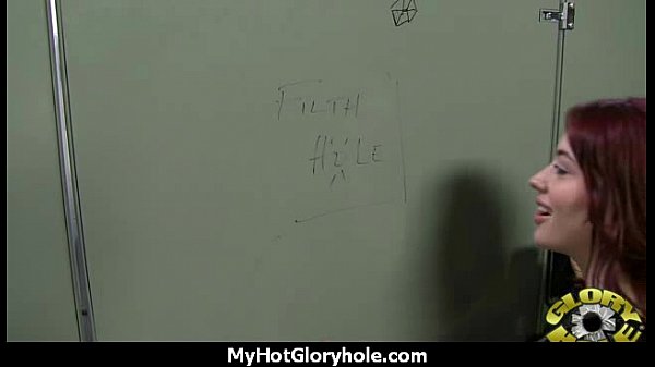 Horny Lady Enjoys Gloryhole Cocksucking Interracial 7