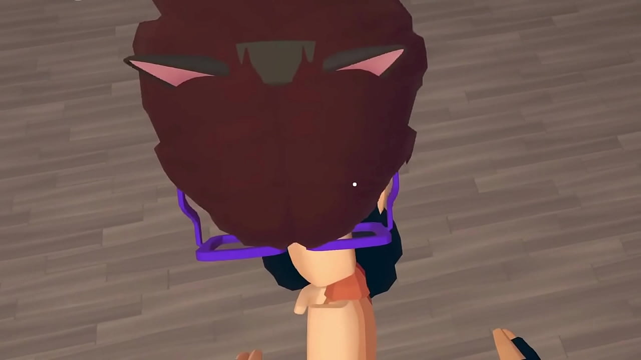 girl sucks my dick in Rec Room till i cum all over her (screenmode)