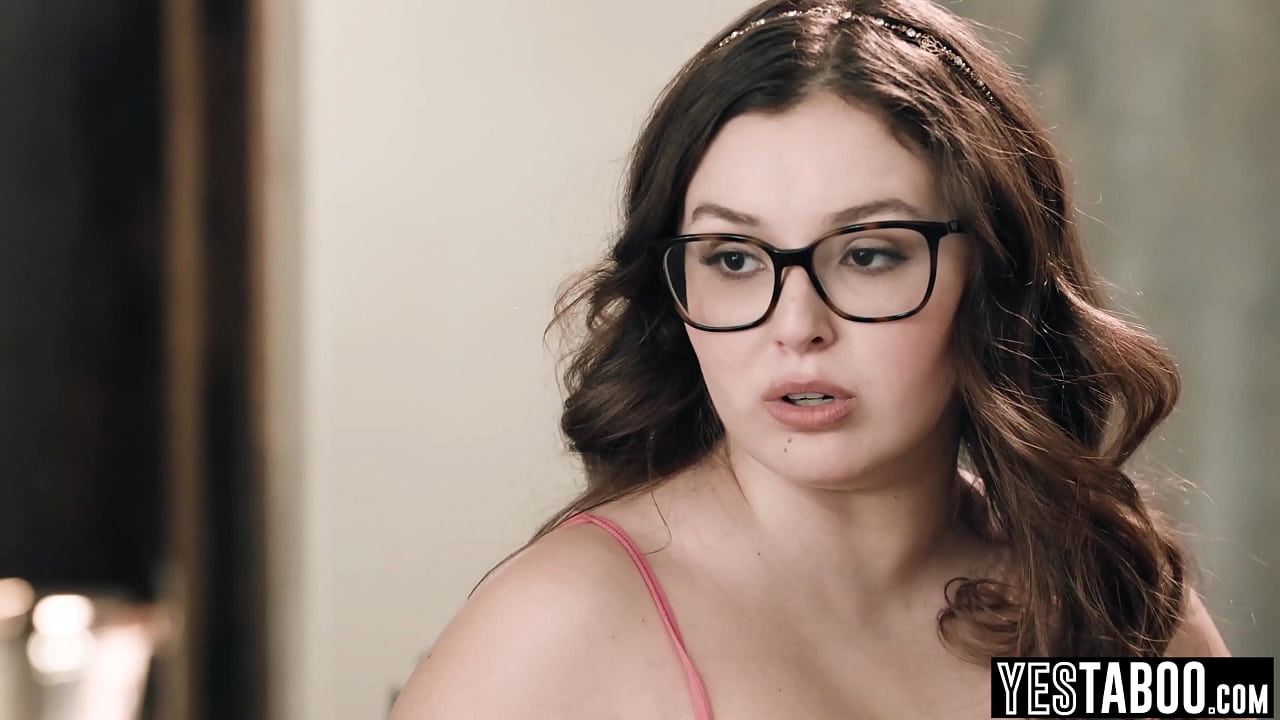 BBW chubby teen stepsis makes her big cock step brother rail her hardcore