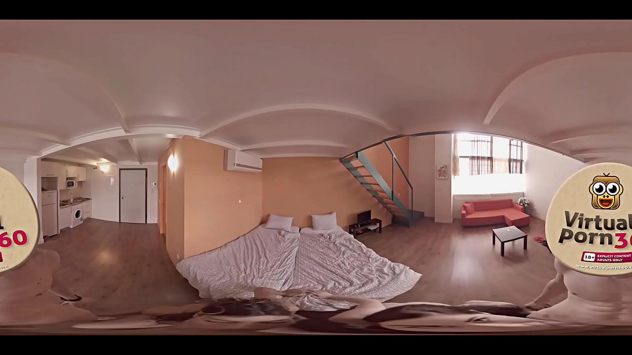 VR Porn Hot roommates playing with a big cock