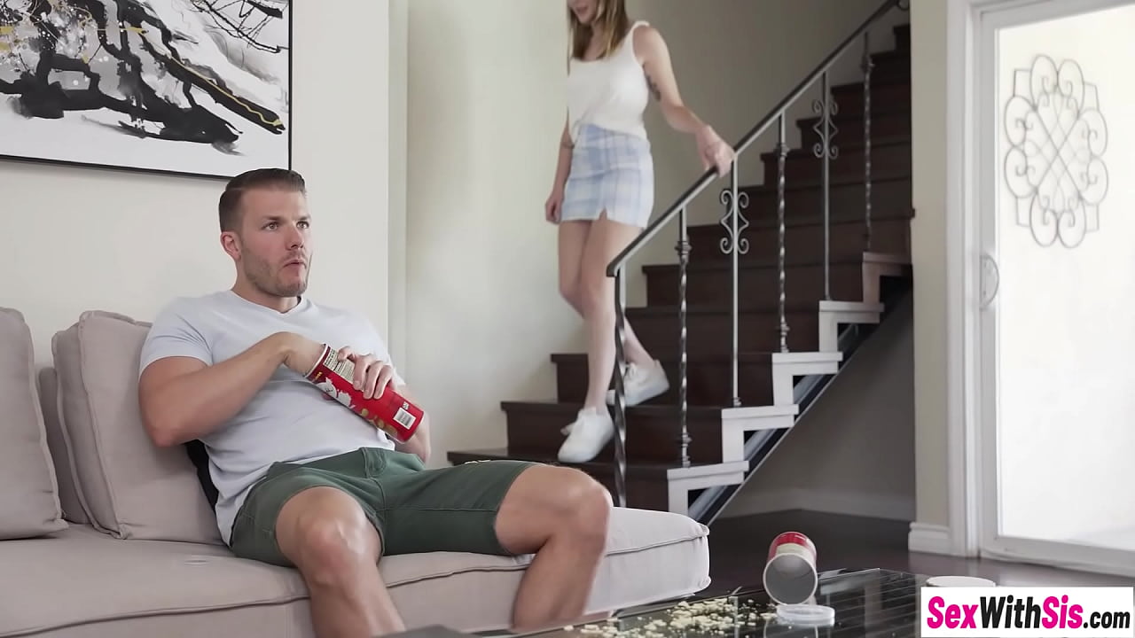 Petite stepsis Alex Kane swallowed stepbrothers cock and enjoyed rough pussy fucking by him