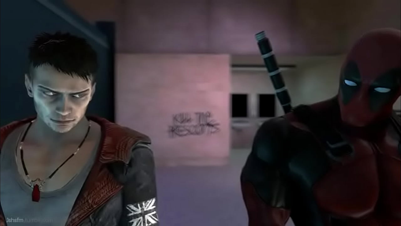 [Video ] Deadpool y DmcDante est&aacute;n teniendo un buen rato en el ba&ntilde;o de hombres