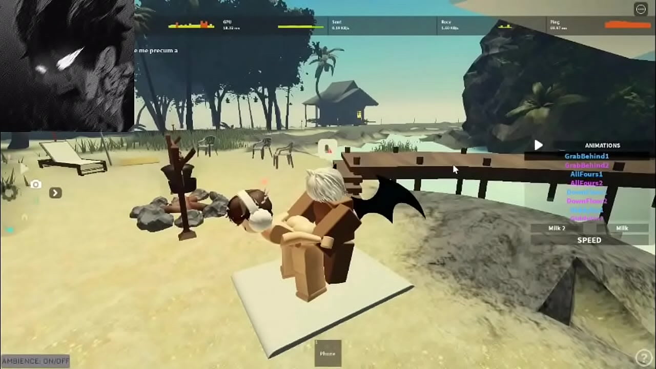 Black bat fucking a short haired boy roblox