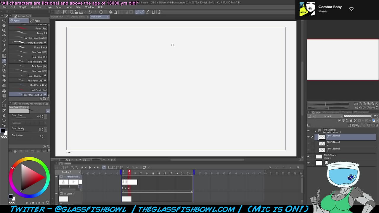 SS broadcast by GlassFishBowl on Picarto from May Fourth 2023