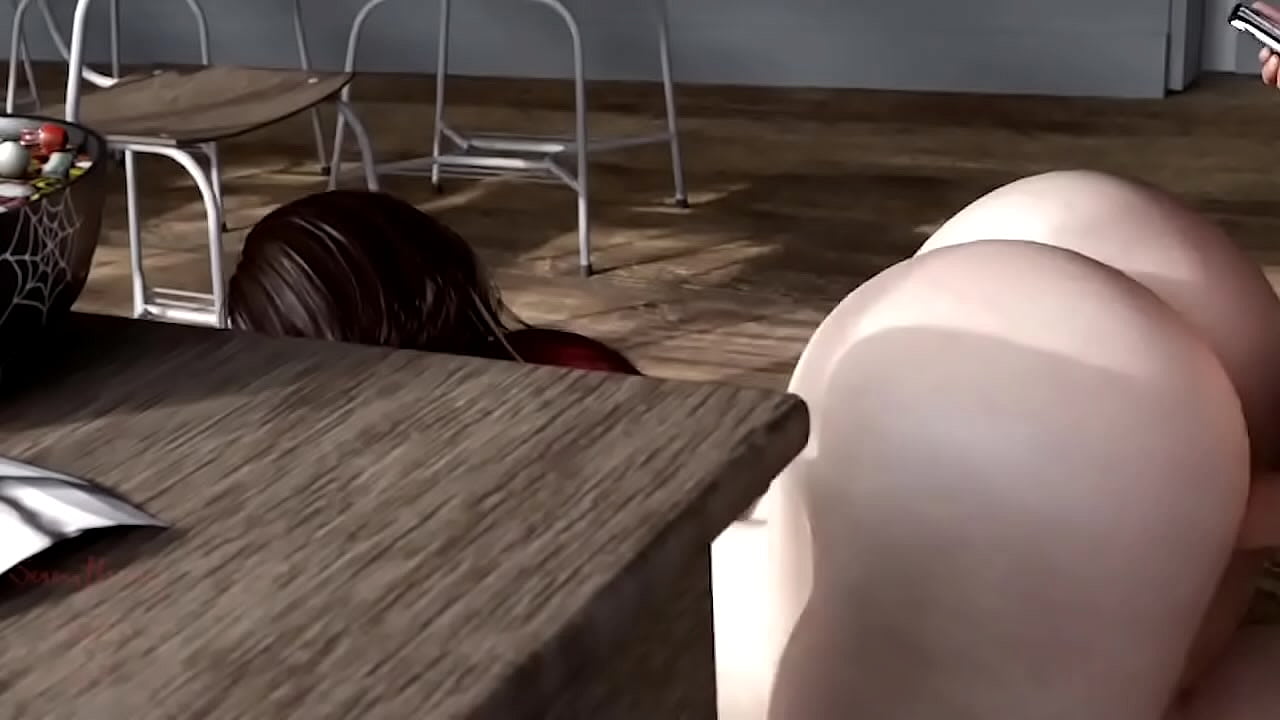 Horny Big 3D Ass riding in ClassRoom
