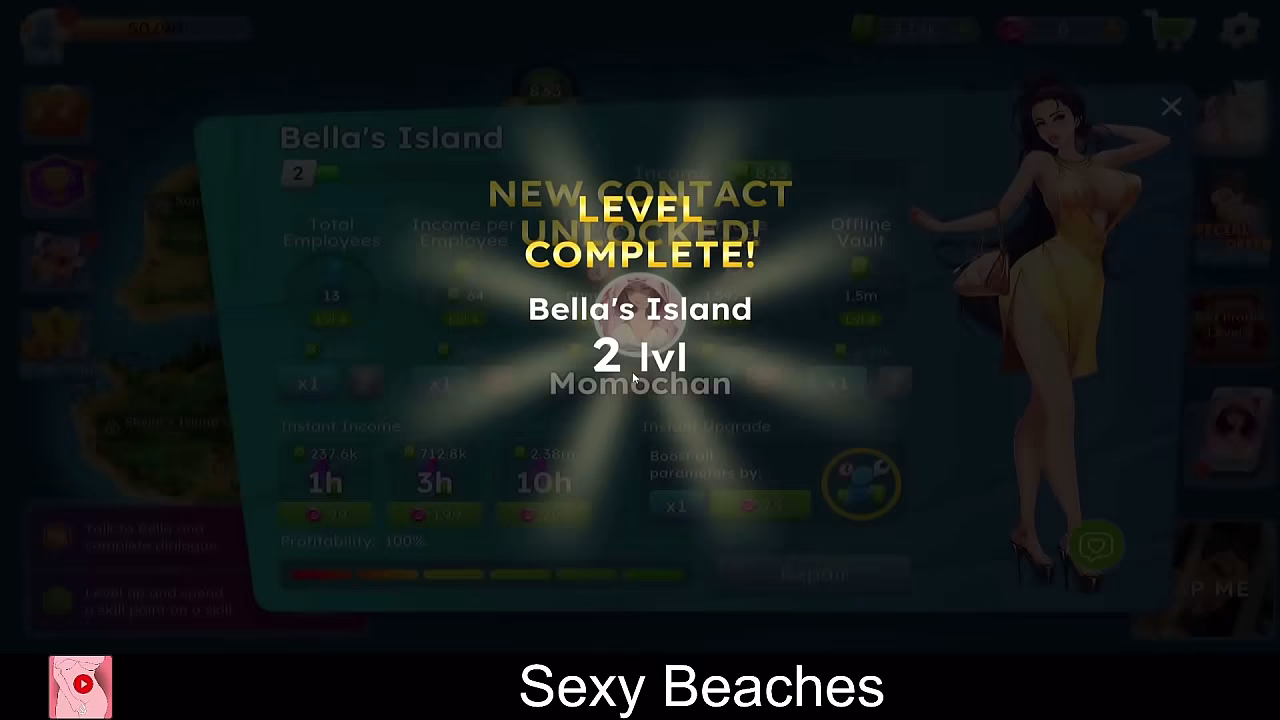 Sexy Beaches (free to play) Clicker, Dating Sim, Idle