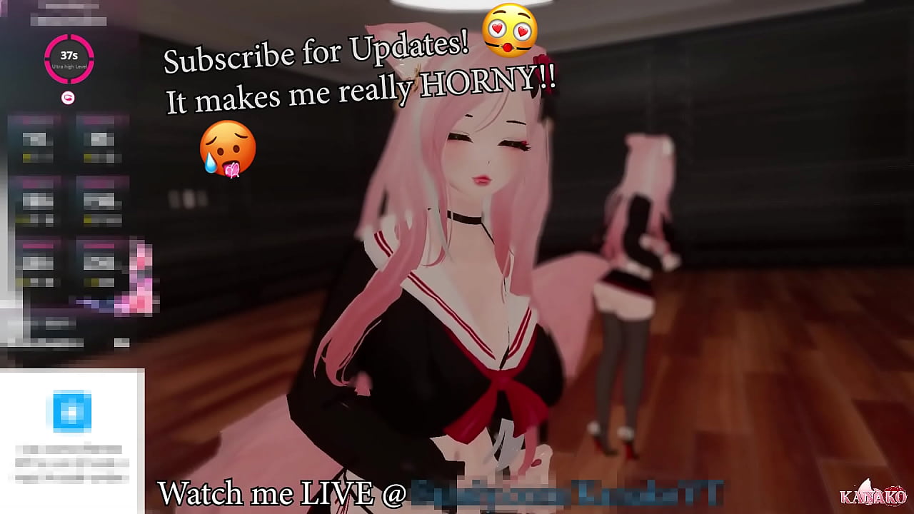 Kanako tries to Talk but her Chat just wants her to Squirt for them!! Catgirl Vtuber Moans and Cums!