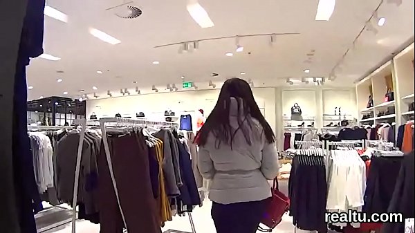 Stunning czech kitten is tempted in the mall and banged in pov