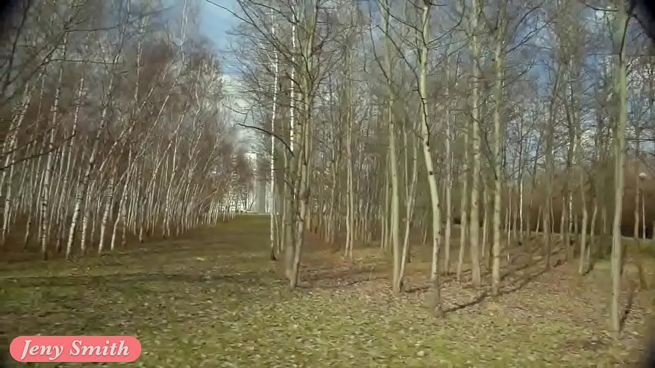 Stockings flashing in spring  by Jeny Smith