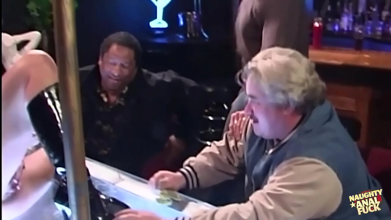 Pole dancing turned into a rough anal session