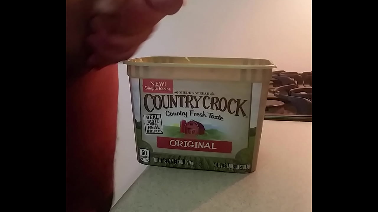 Yummy cum with my food.