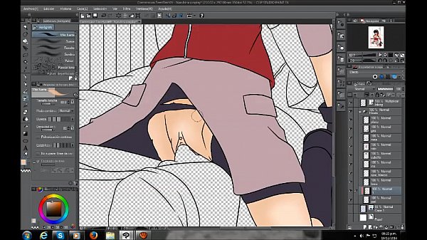 Hentai Speed Painting #01 - Naruto x Hinata
