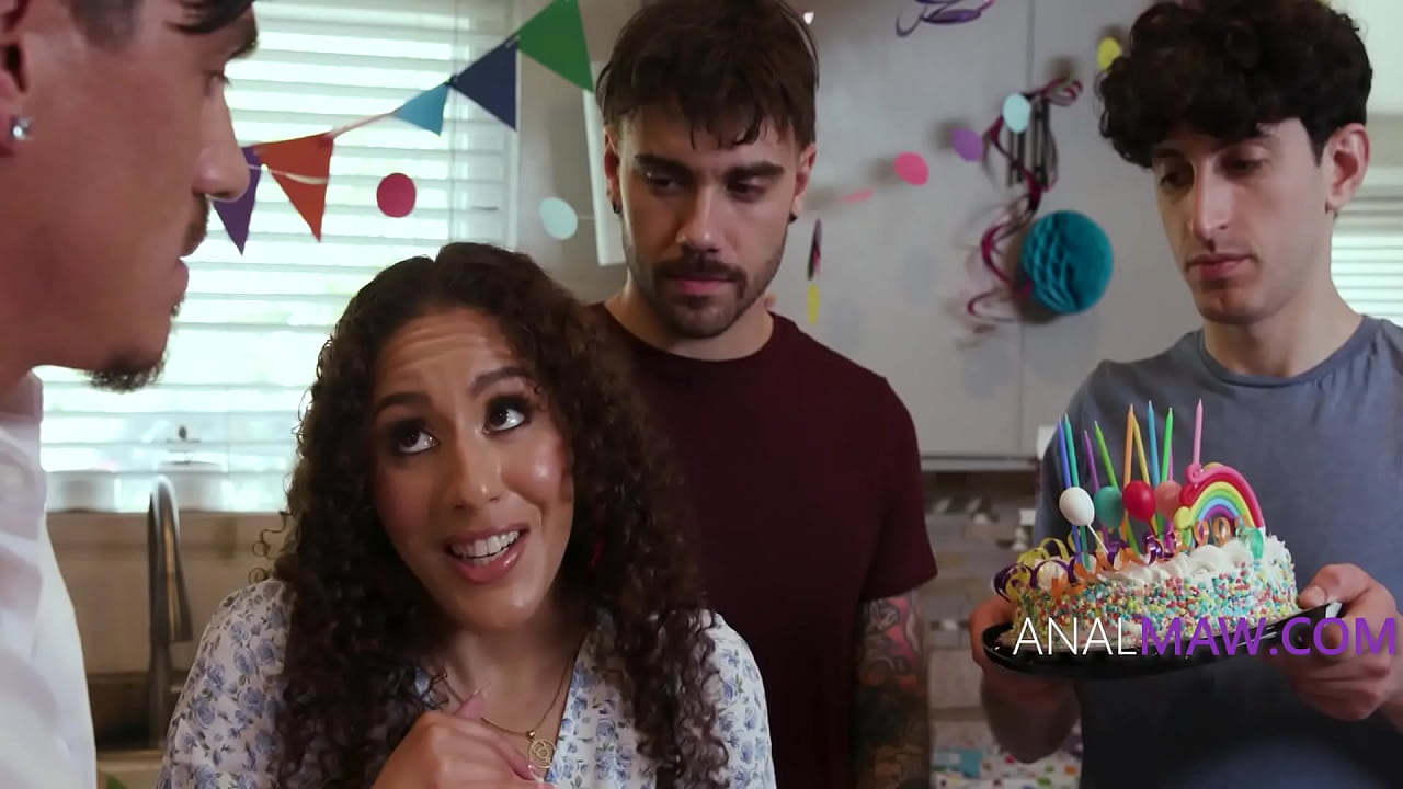 Step Mom's BIrthday Anal Foursome