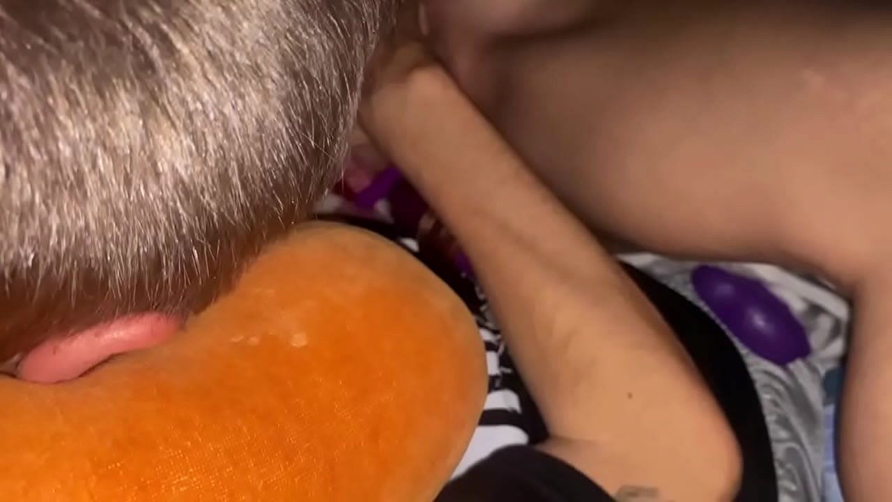 10 - Double stuffed young small girl first time was going to have intense orgasm, but I stopped on purpose