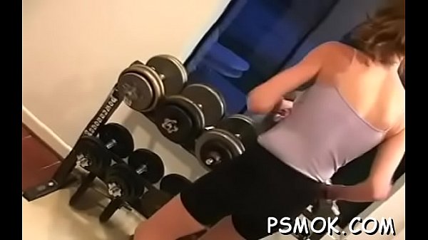 Stripped ebon enjoys smoking