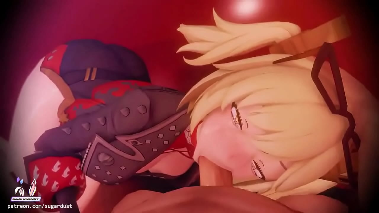 Burnice hentai fellatio