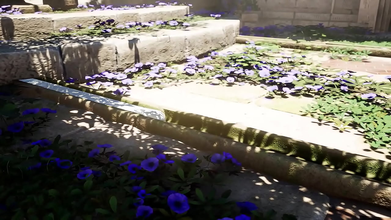 The ancient statue awakened and began rhythmically fucking Lara Croft.