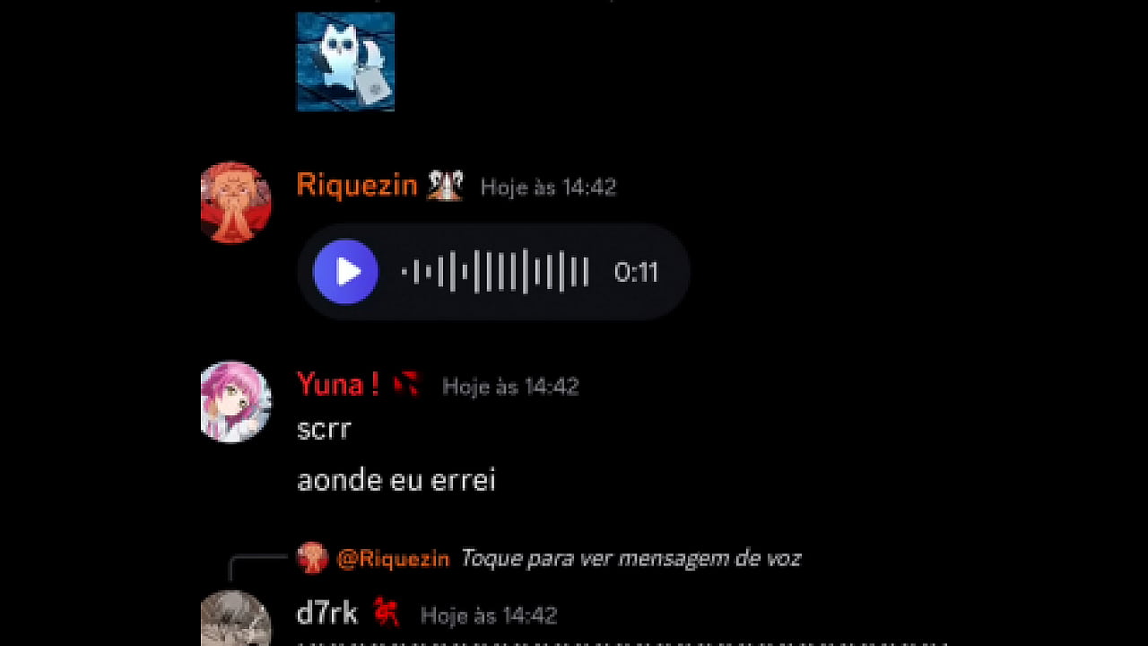 Piranha jogada gemeno o vulguinho bem esteriotipa no discord