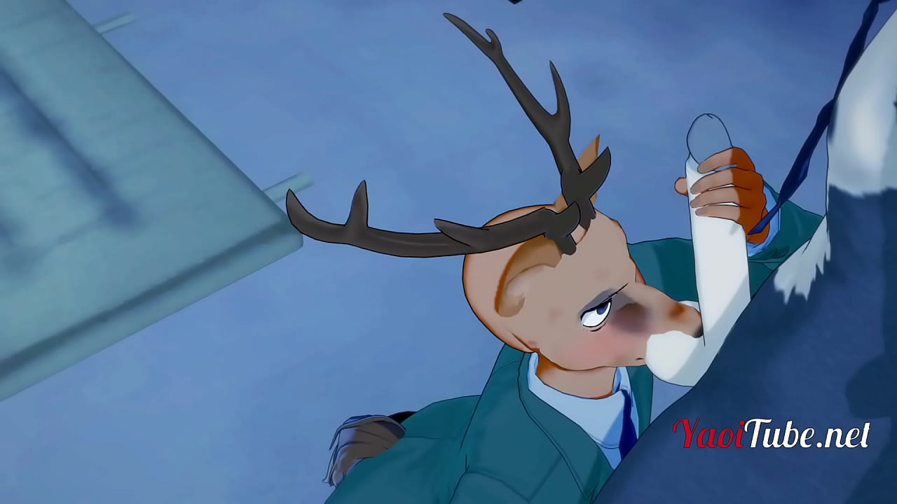 Beastars Furry Yaoi - Louis and Legosi Handjob and Bloowjob