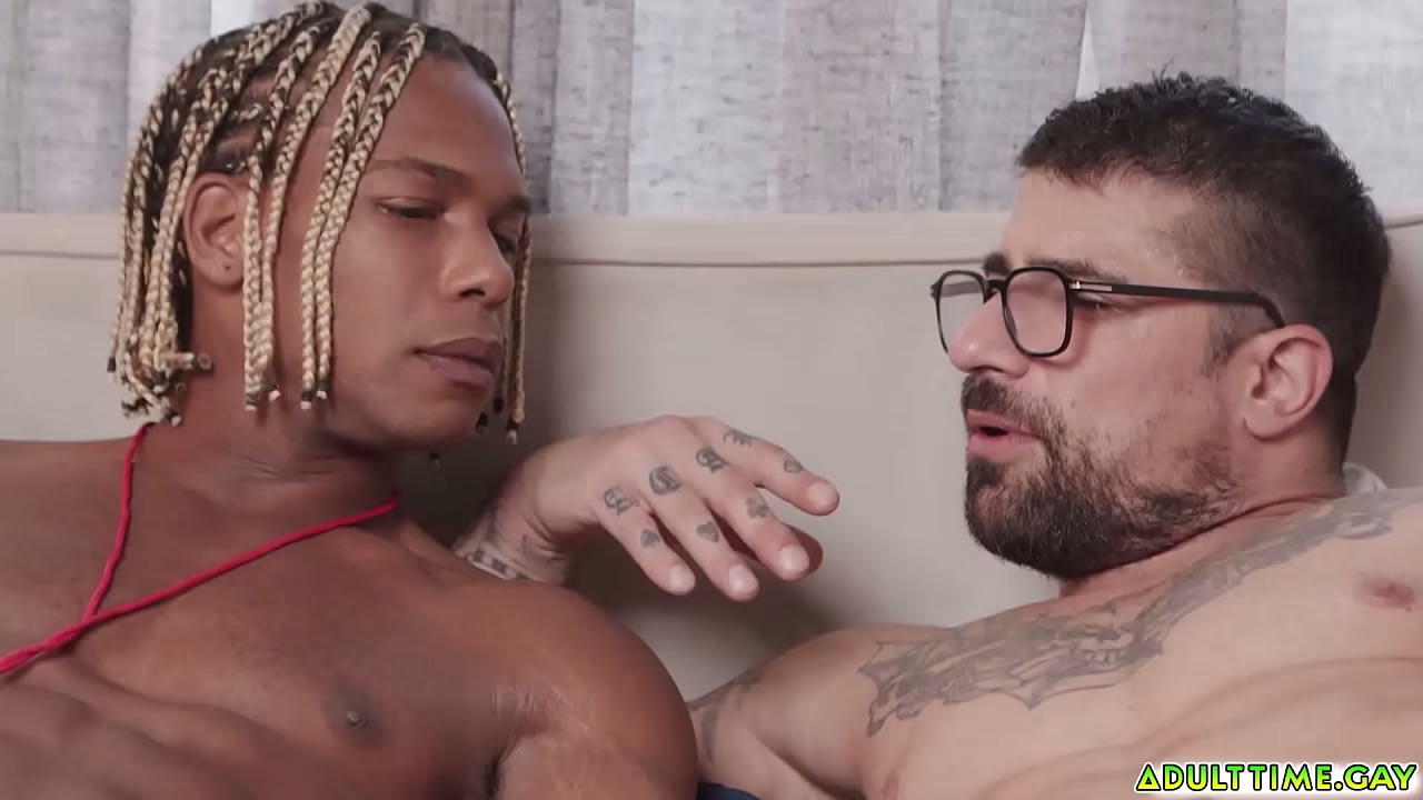 Two jocks Adrian Hart and Ryan Bones ends up popping a boner