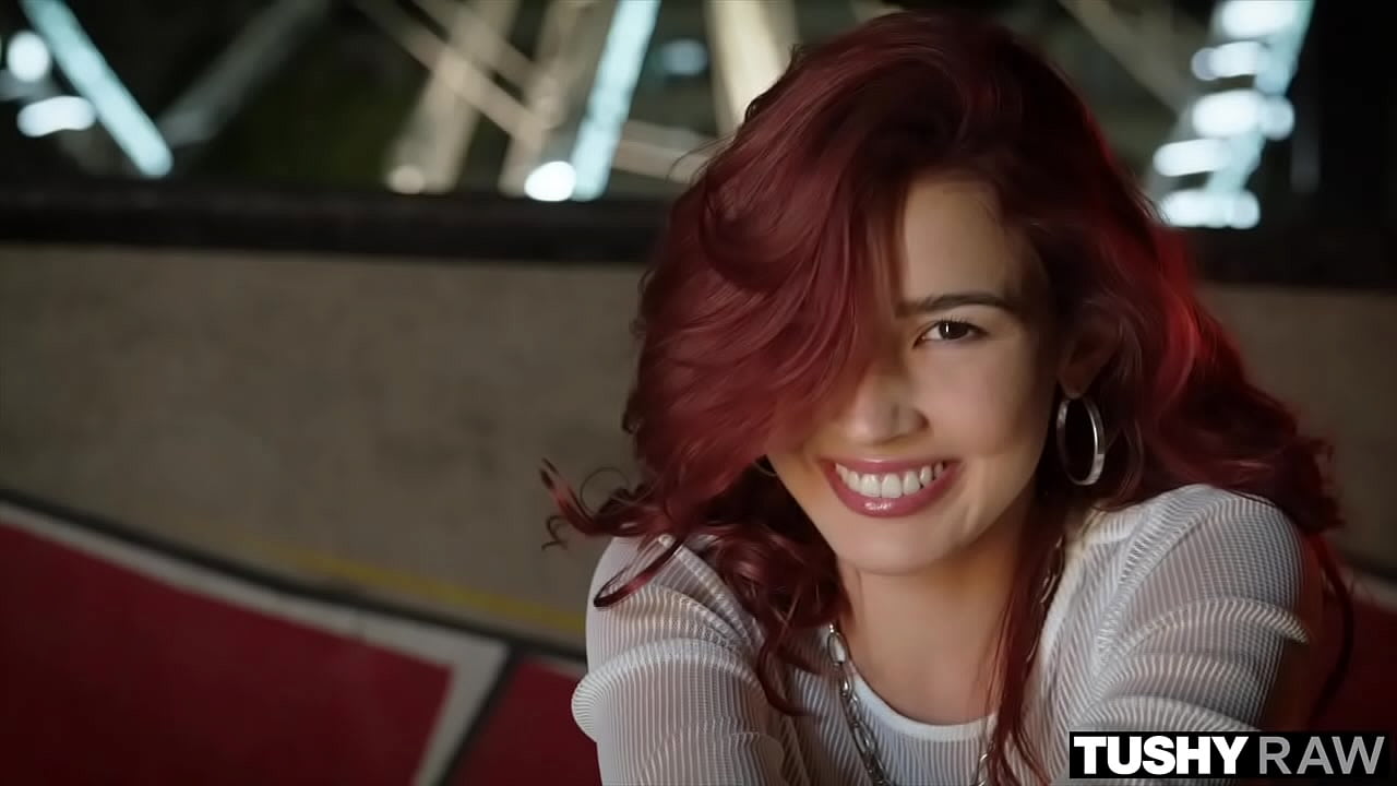 TUSHYRAW Luscious redhead loves anal