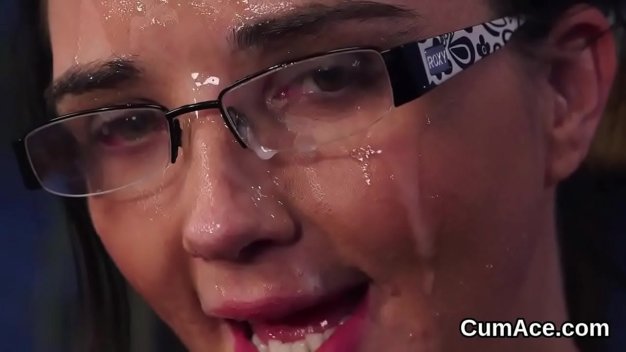 Astonishing cutie enjoys a throat fucking and lots of jism on her face