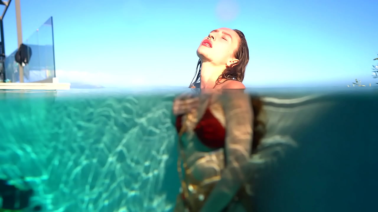 Afternoon with pool and huge Cock