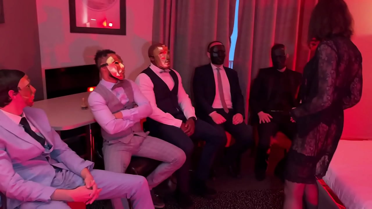 Big anal GangBang interracial 6 Men vs 1 Girl (Part 1/2)