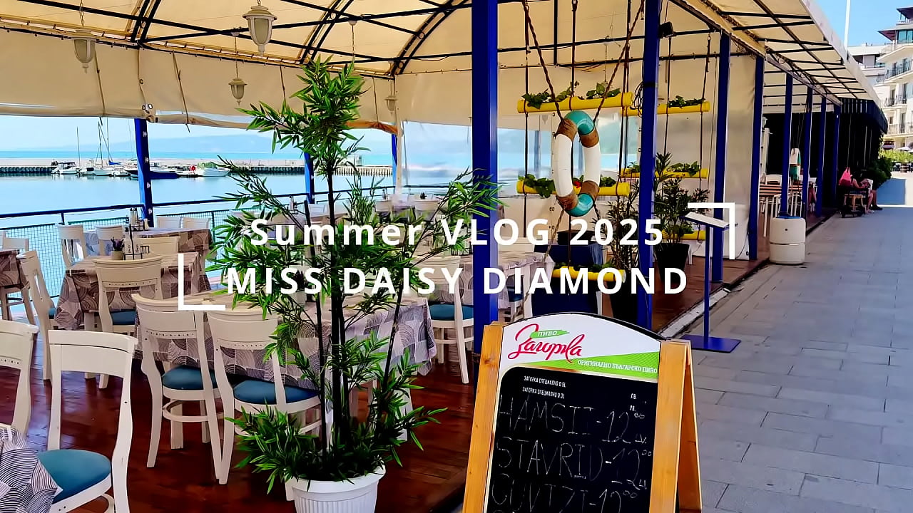 Visiting a castle in beatiful sea promenade town holiday VLOG