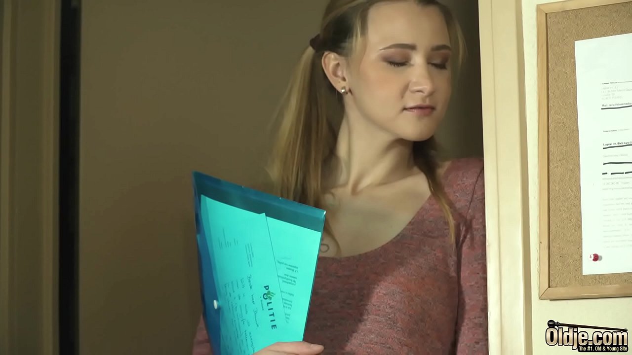 Hardcore old and young fuck at the office