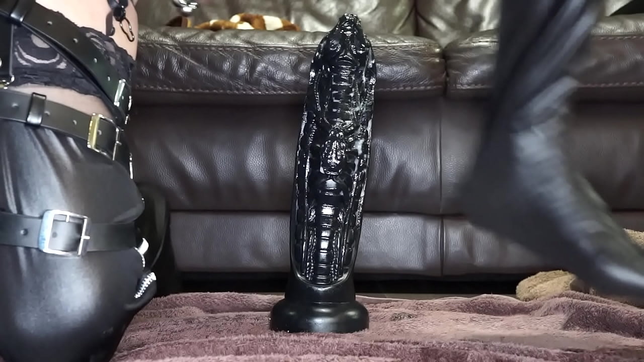 Pierced man deep  anal masturbation