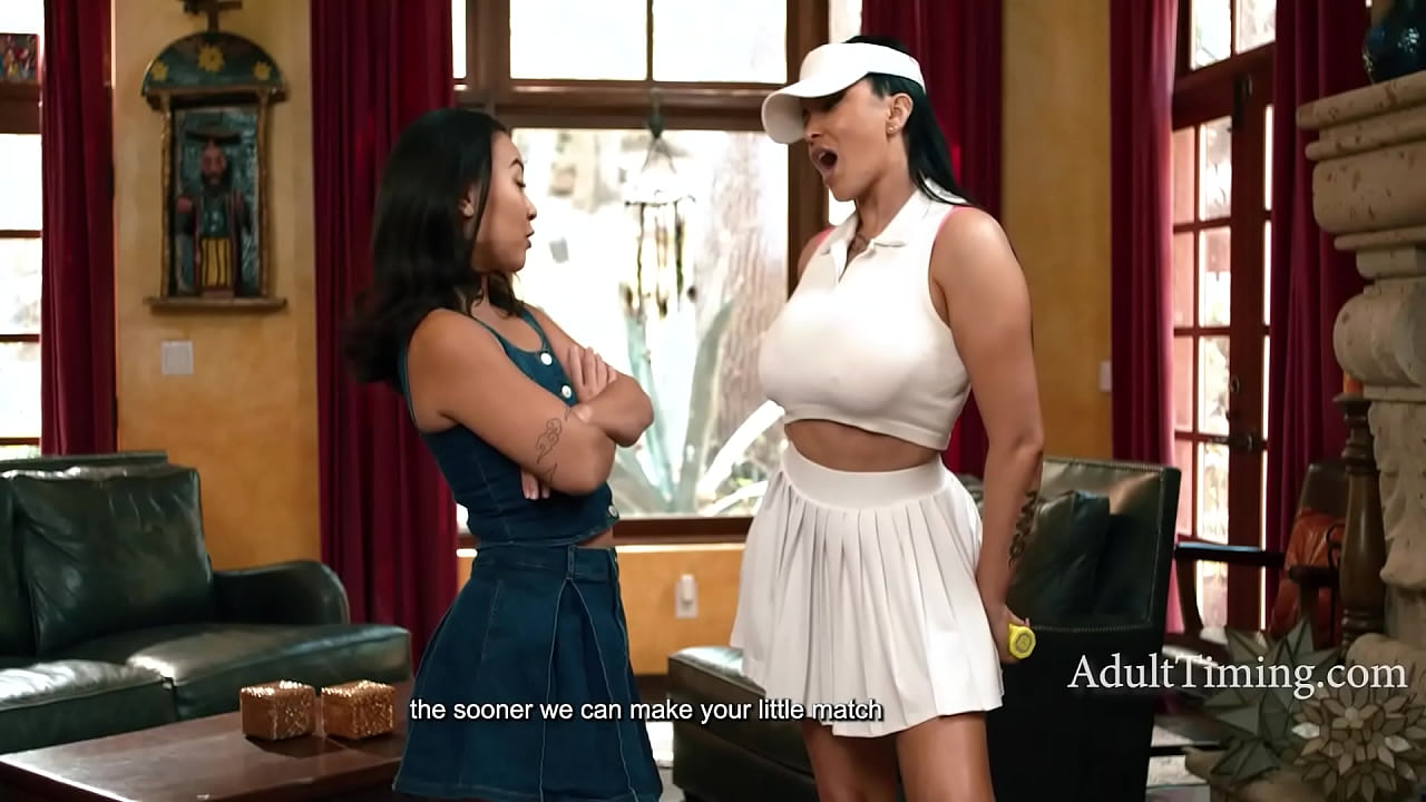 Asian Teen Lusts For Her Busty Tennis step MOM