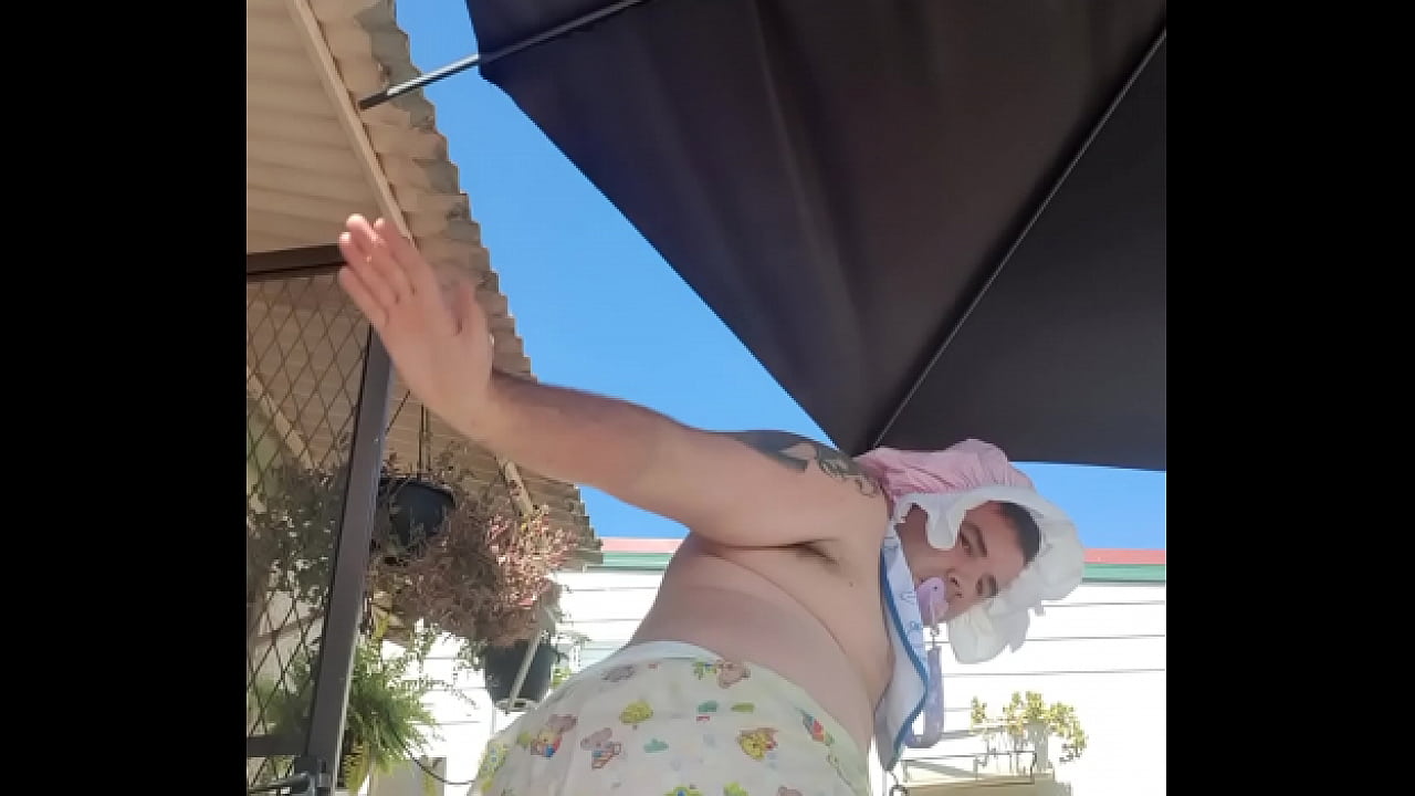 Pampers wearing faggot and sissy loser who loves to be exsposed