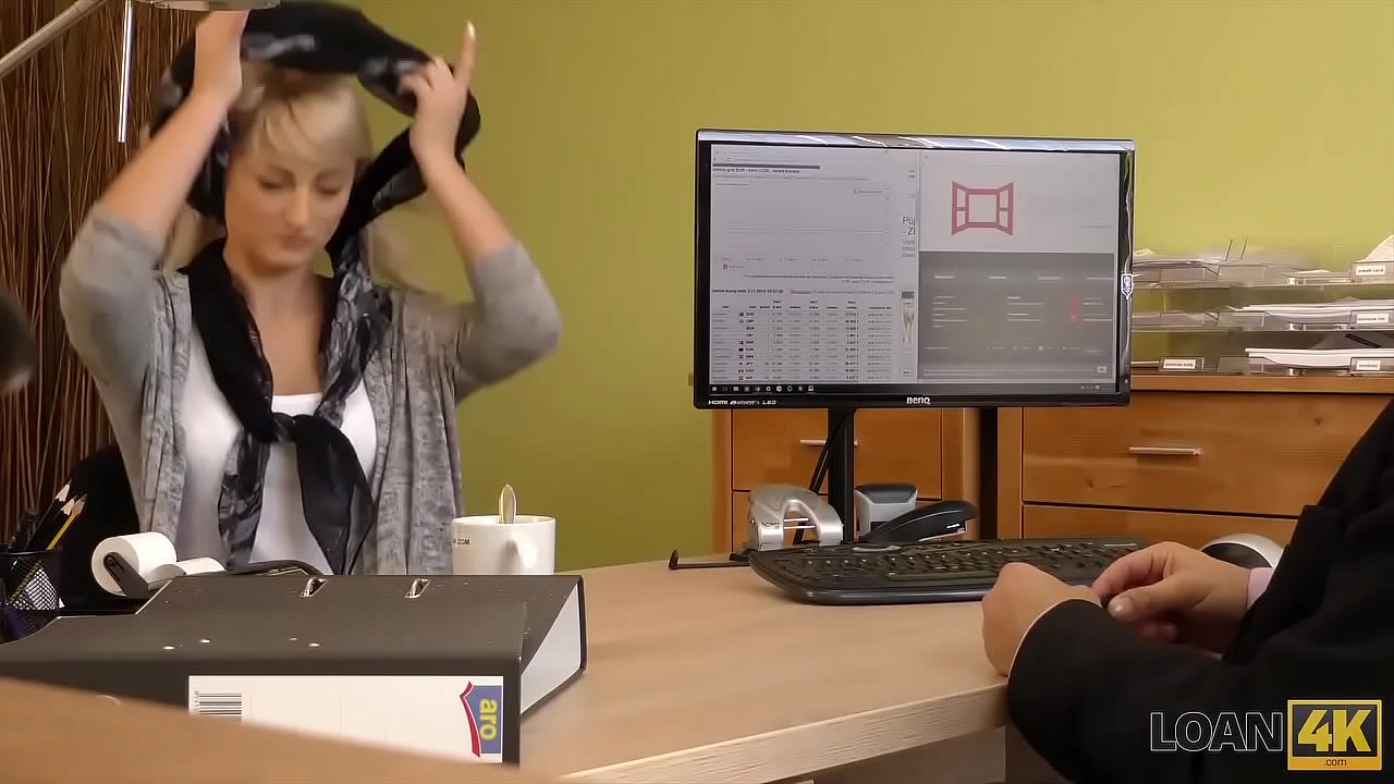 LOAN4K. Tender angelface gets indulged in hardcore action for cash