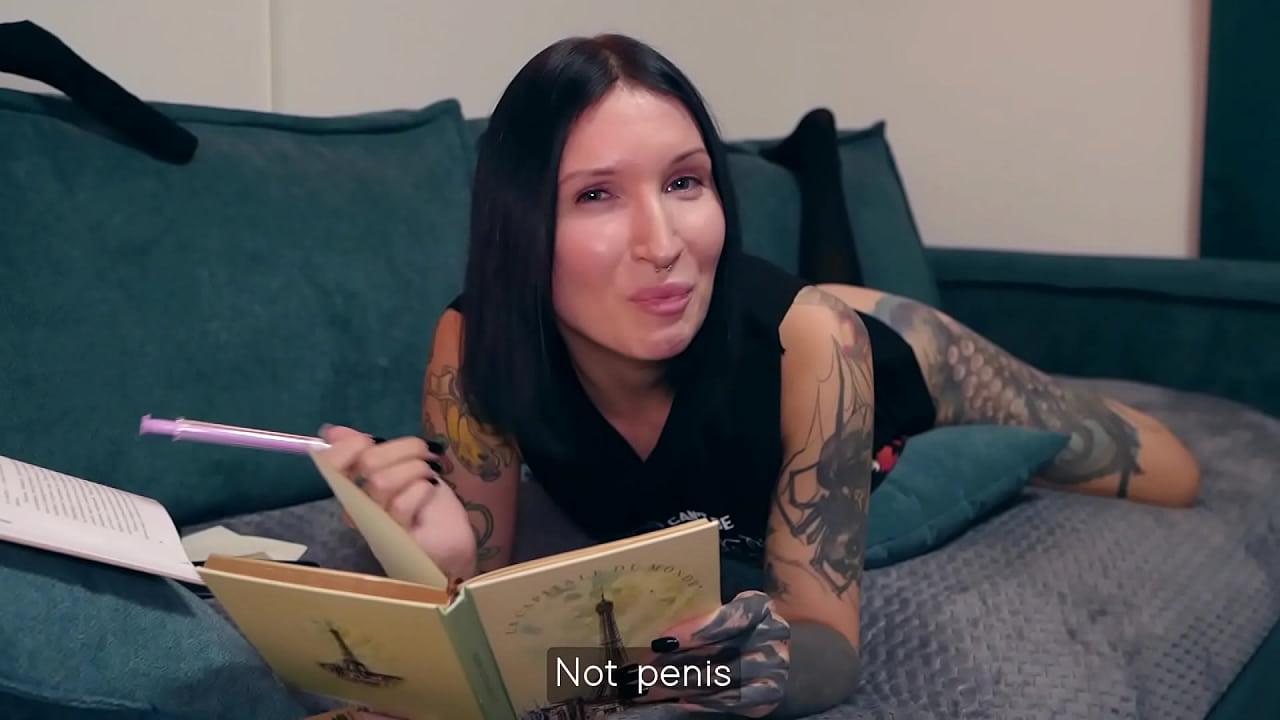 My nerdy step bro got turned on looking at my ass.