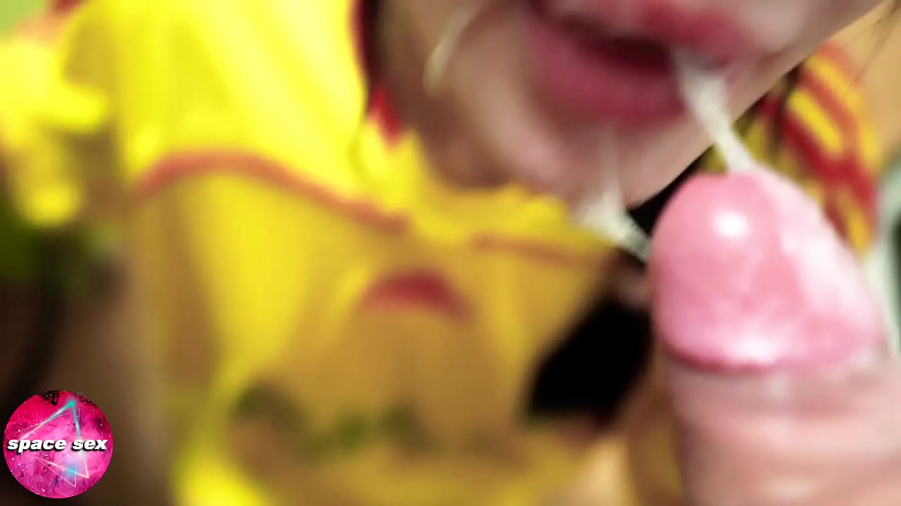 Blindfolded Brunette Deepthroat Big Cock and Facial POV