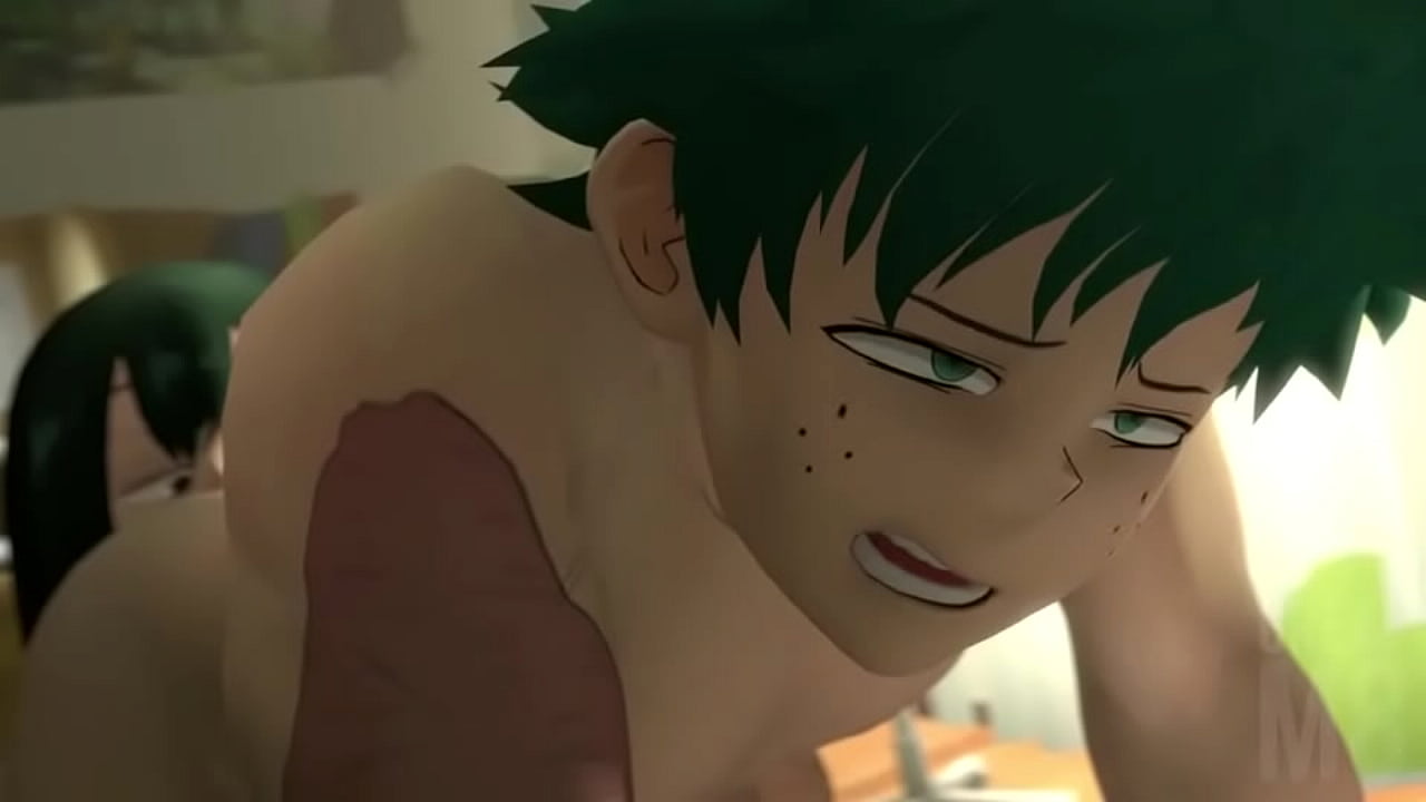 Deku receives rimjob from Tsuyu (with sound)