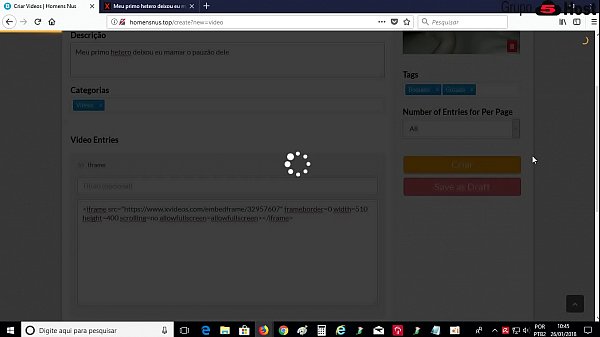 Publicar v&iacute;deo porno em nosso site - www.homensnus.top