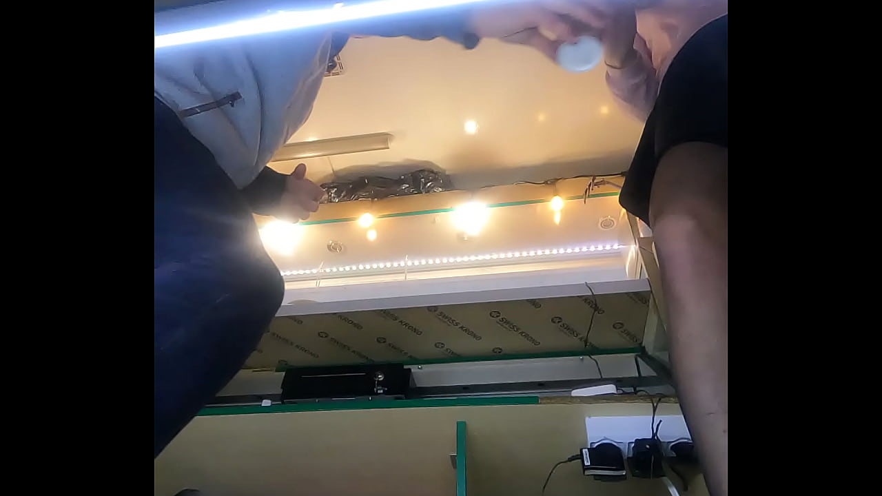 Stupid hostess working in mini skirt during winter