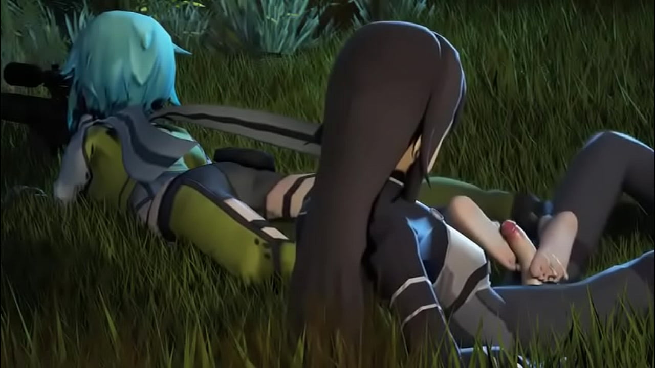 Kirito cum on feet