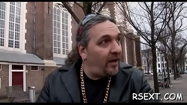 Beauty gives blow and cook jerking