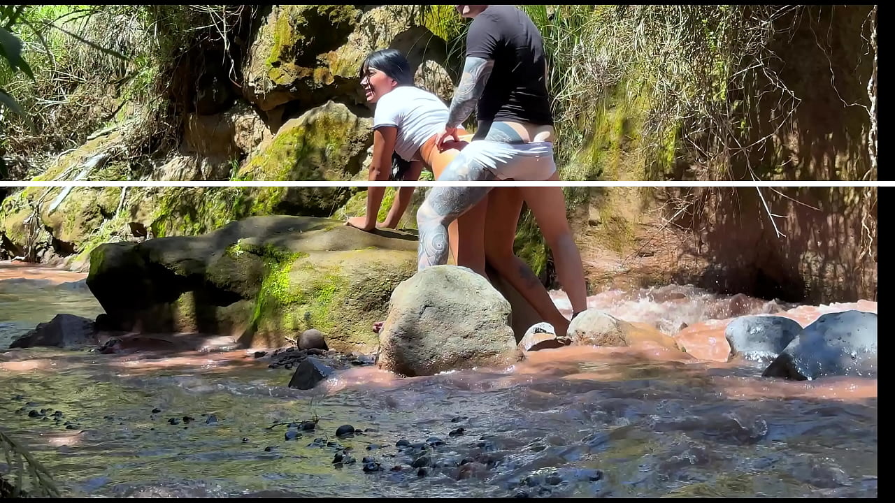 JOVENES PILLADOS TENIENDO SEXO EN EL RIO AL AIRE LIBRE