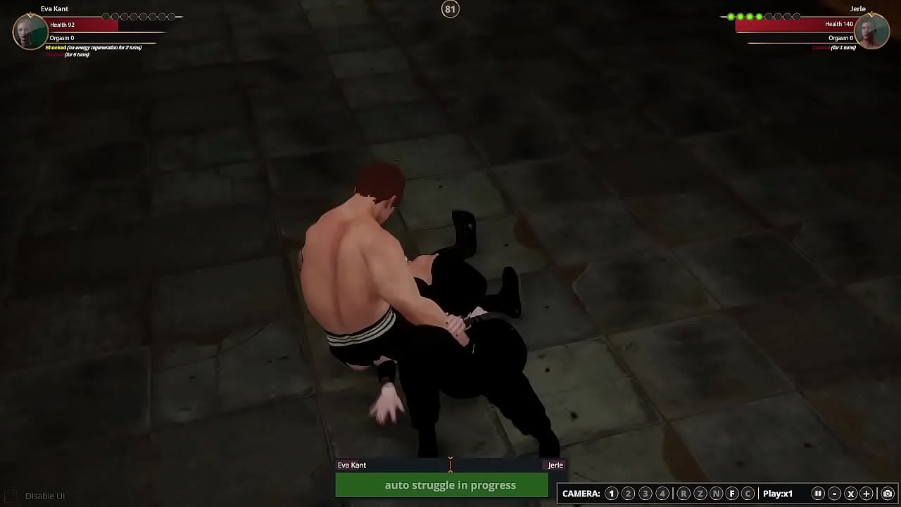 Eva VS Jerle [NF3D Mixed MMA Subway Combat]