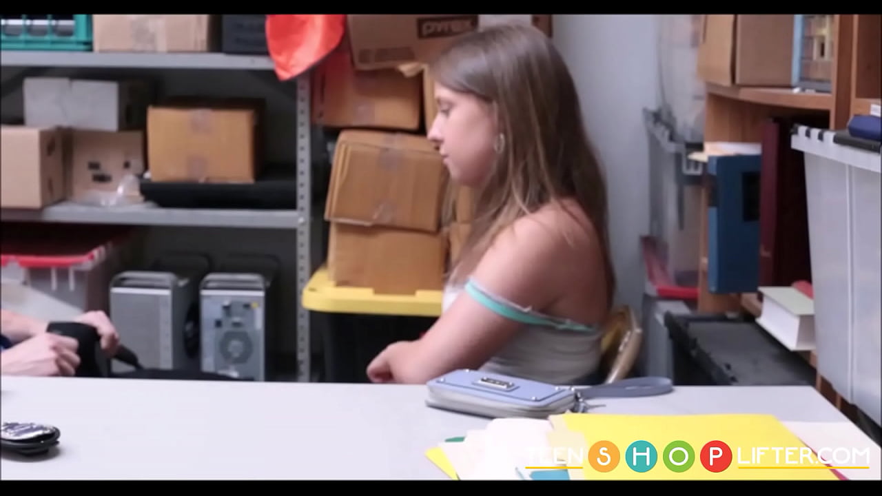 TeenShoplifter - Blonde Thick Teen Shoplifter Sex With Security Officer For No Cops