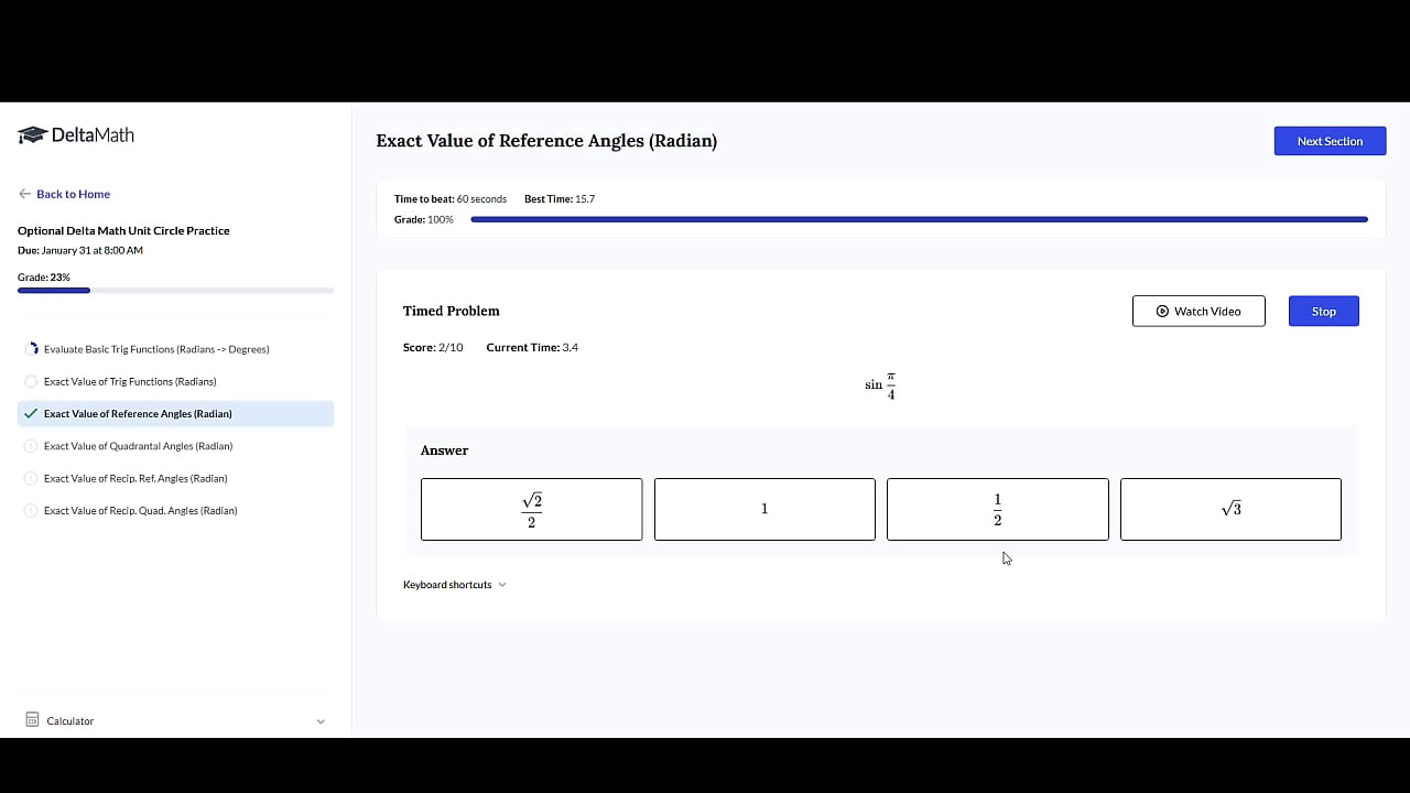 Delta Math speedrun WR PR